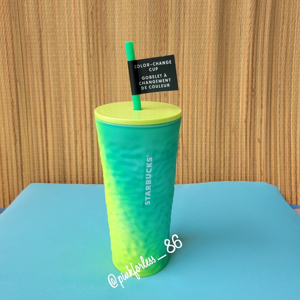 2 STARBUCKS COLOR CHANGING TUMBLERS - Picture 5 of 13